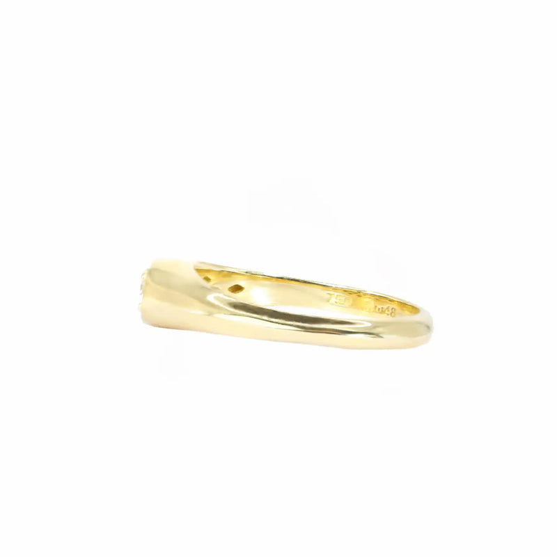 Georgios Collections 18 Karat Yellow Gold Evil Eye Diamond Ring