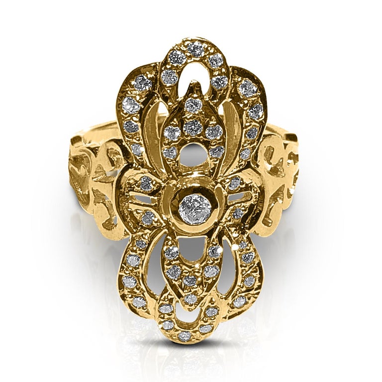 Zaki Glam Gemstone Ring Jewellery India Online - CaratLane.com